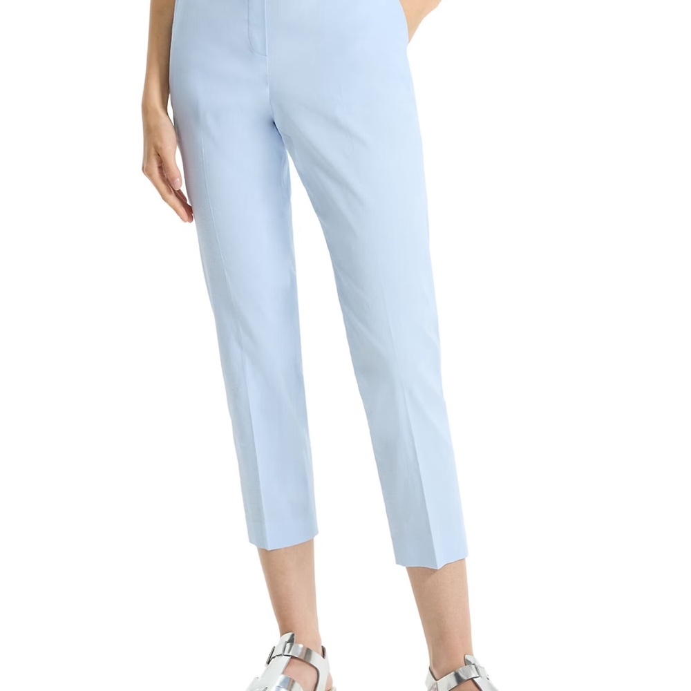 Theory Treeca pull on Breeze linen Ankle Pants